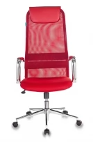 Кресло руководителя KB-9N Сетка, Ткань, Металл, Красный TW-35N (сетка)/Красный TW-97N (ткань)