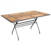 Стол садовый / раскладной стол / стол металлический / деревянный / стол садовый складной